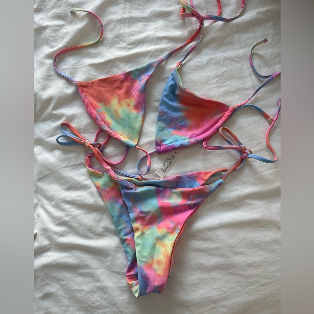 Tie dye bikini